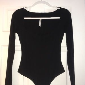Black free people bodysuit NEVER WORN